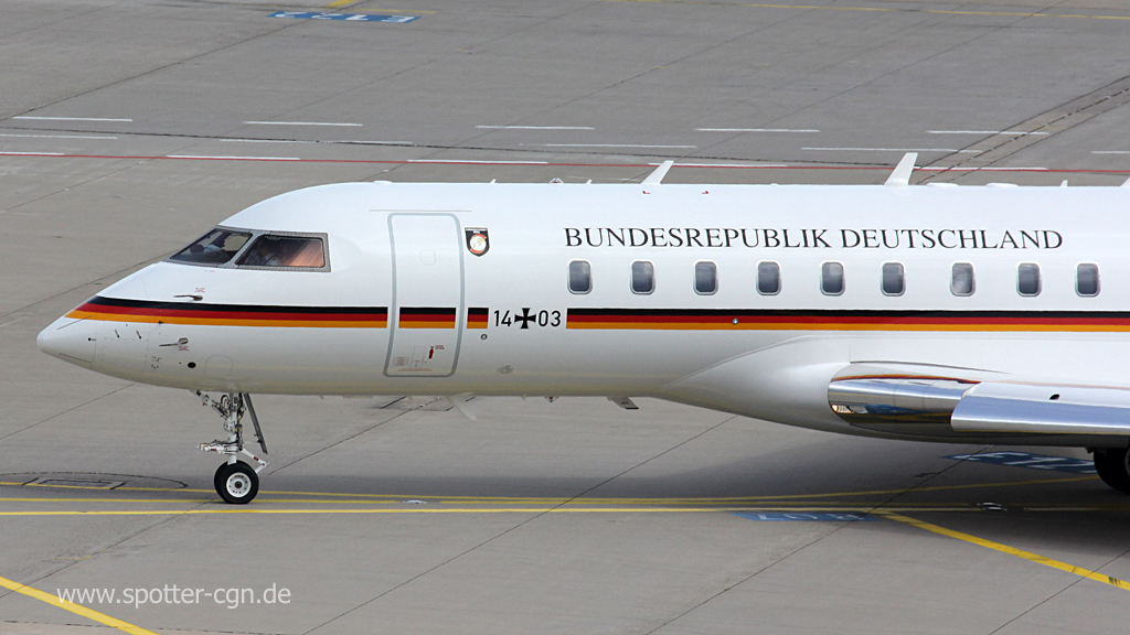 Luftwaffe 14+03 Bombardier Global 5000 (BD-700-1A11)