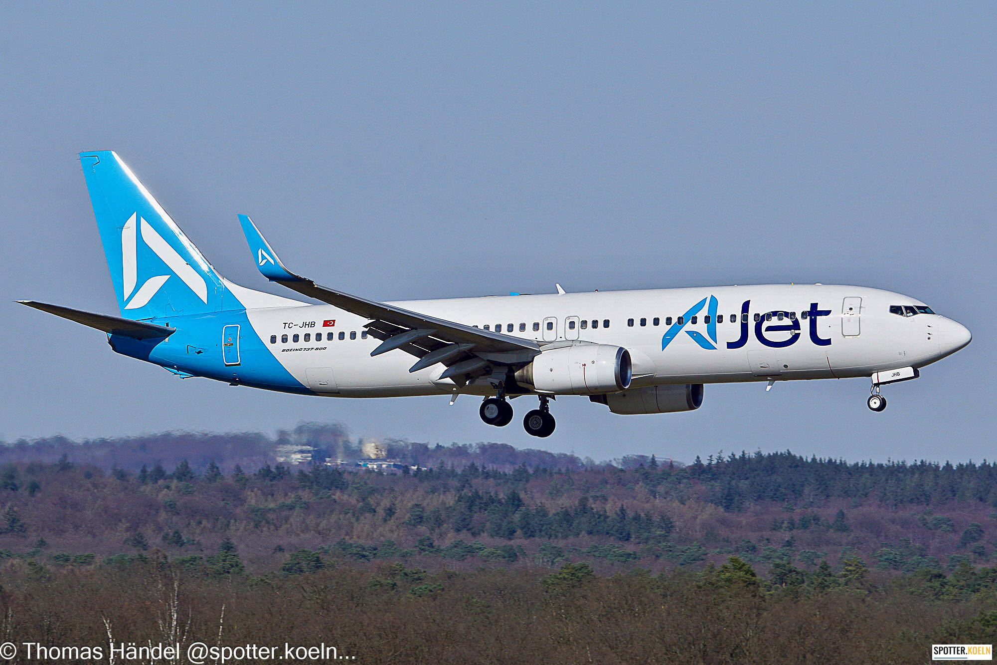 AJet TC-JHB Boeing 737-8F2