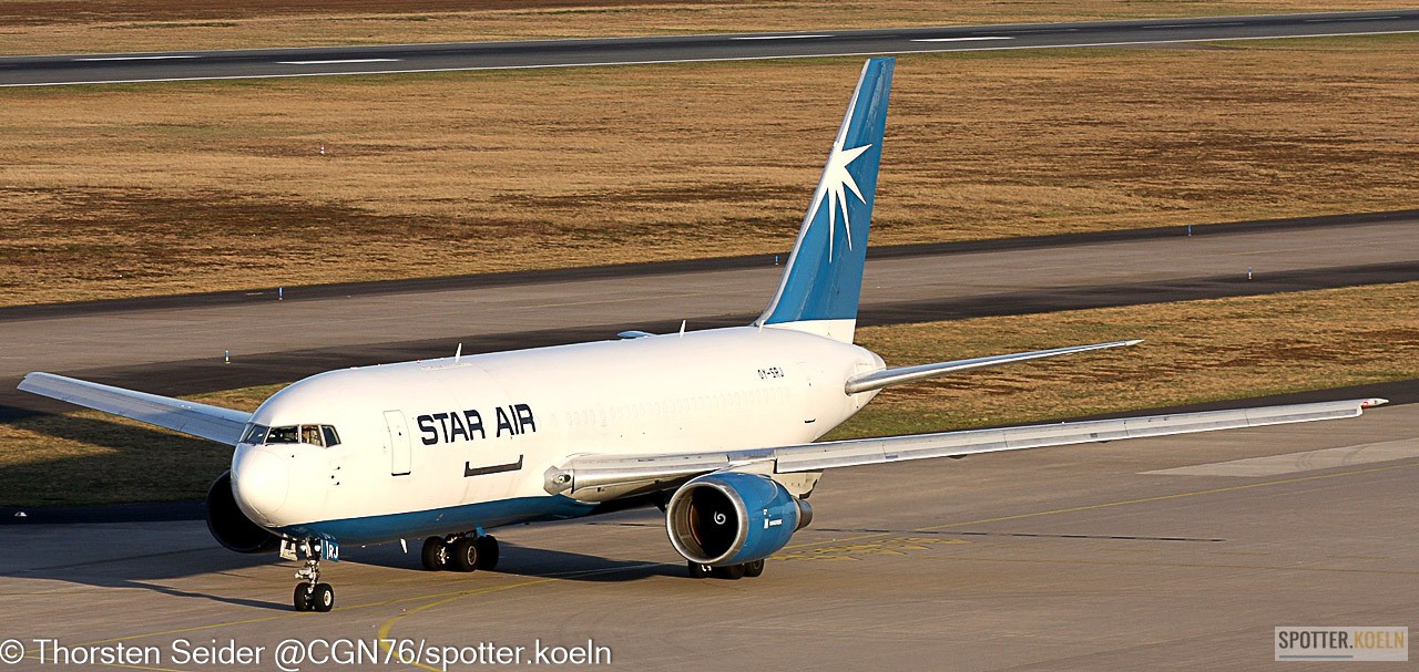 Star Air OY-SRJ Cargo Boeing 767-25EBDSF