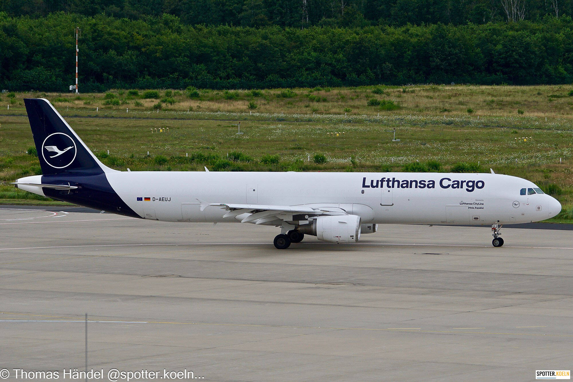 D-AEUJ Lufthansa Cargo Airbus A321-211 P2F