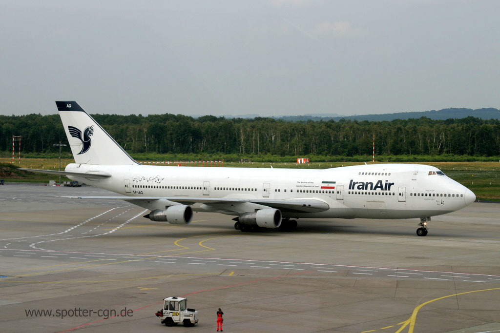 EP-IAG Iran Air Boeing 747-286B(M)