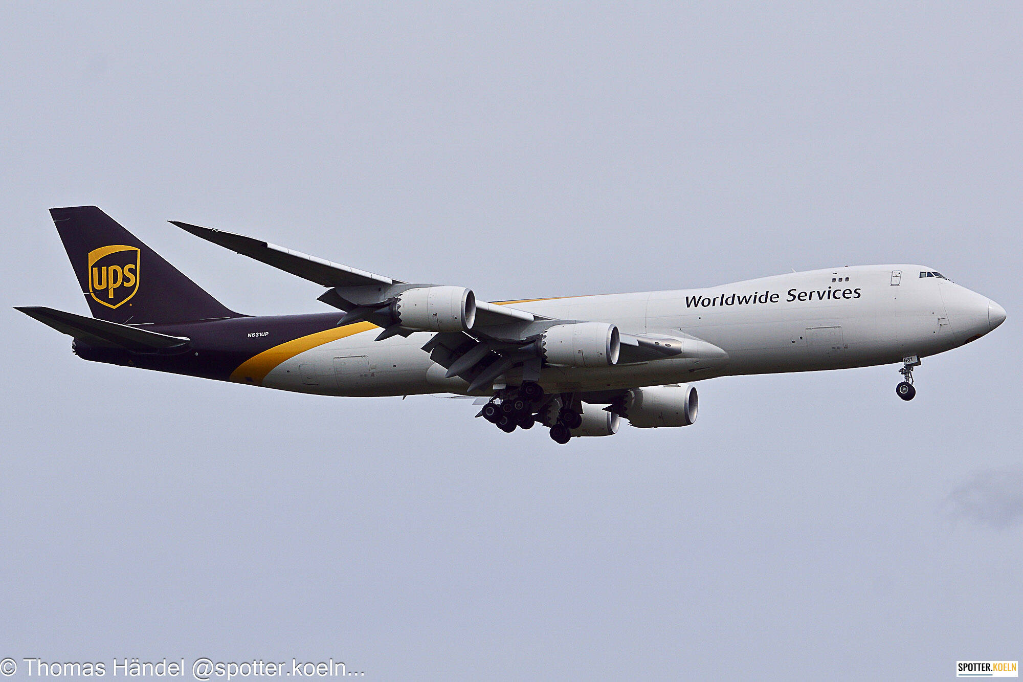 UPS N631UP Boeing 747-84AF 