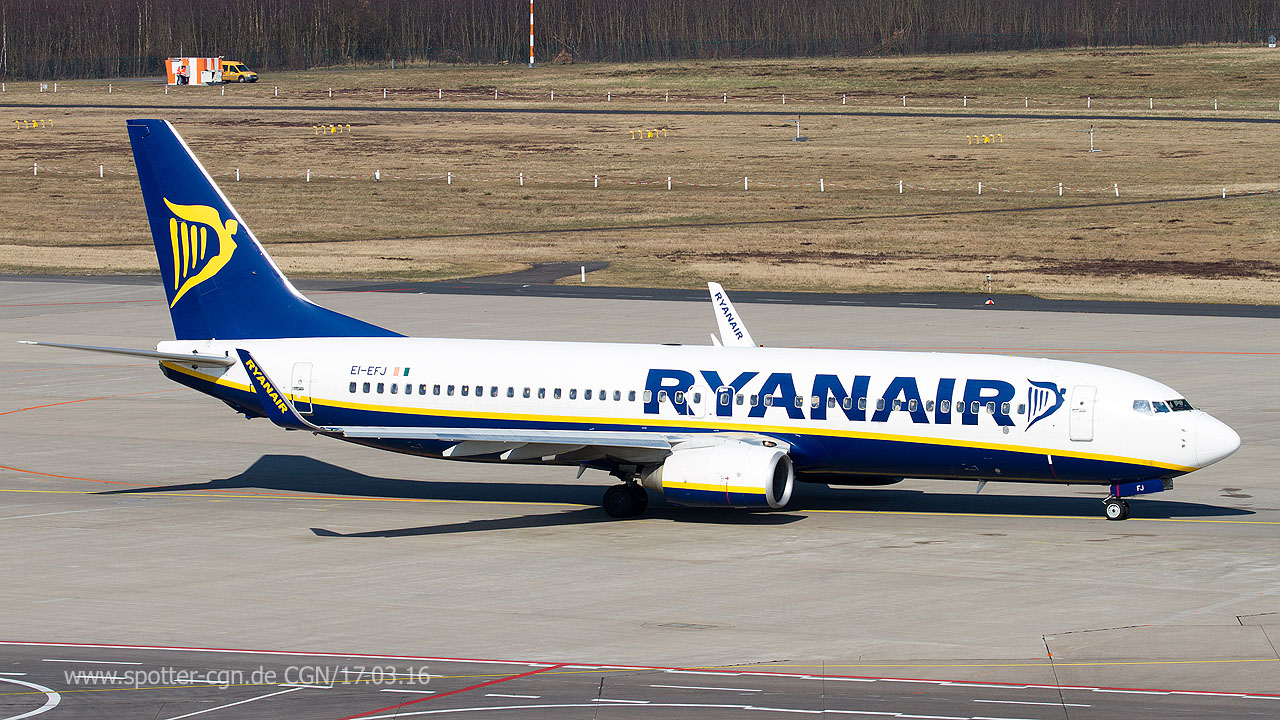 EI-EFJ Ryanair Boeing 737-8AS(WL)