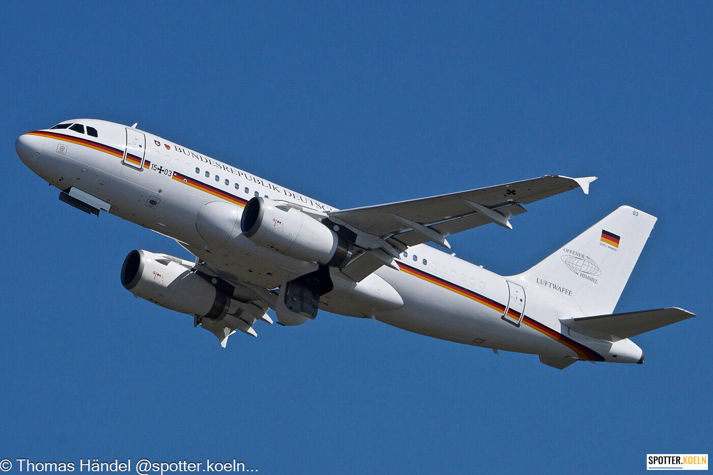 Luftwaffe 1503 Airbus A319-133ACJ 