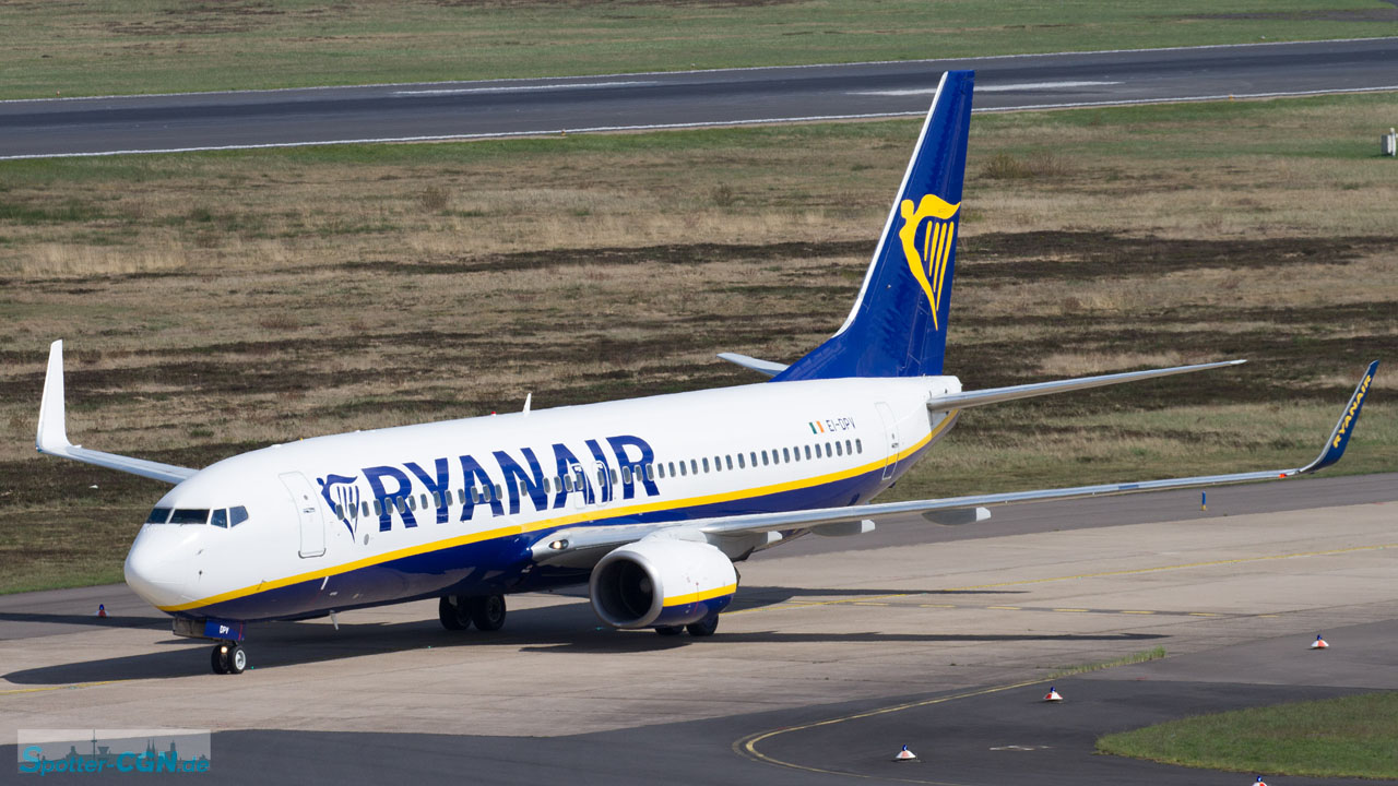 EI-DPV Ryanair Boeing 737-8AS(WL)