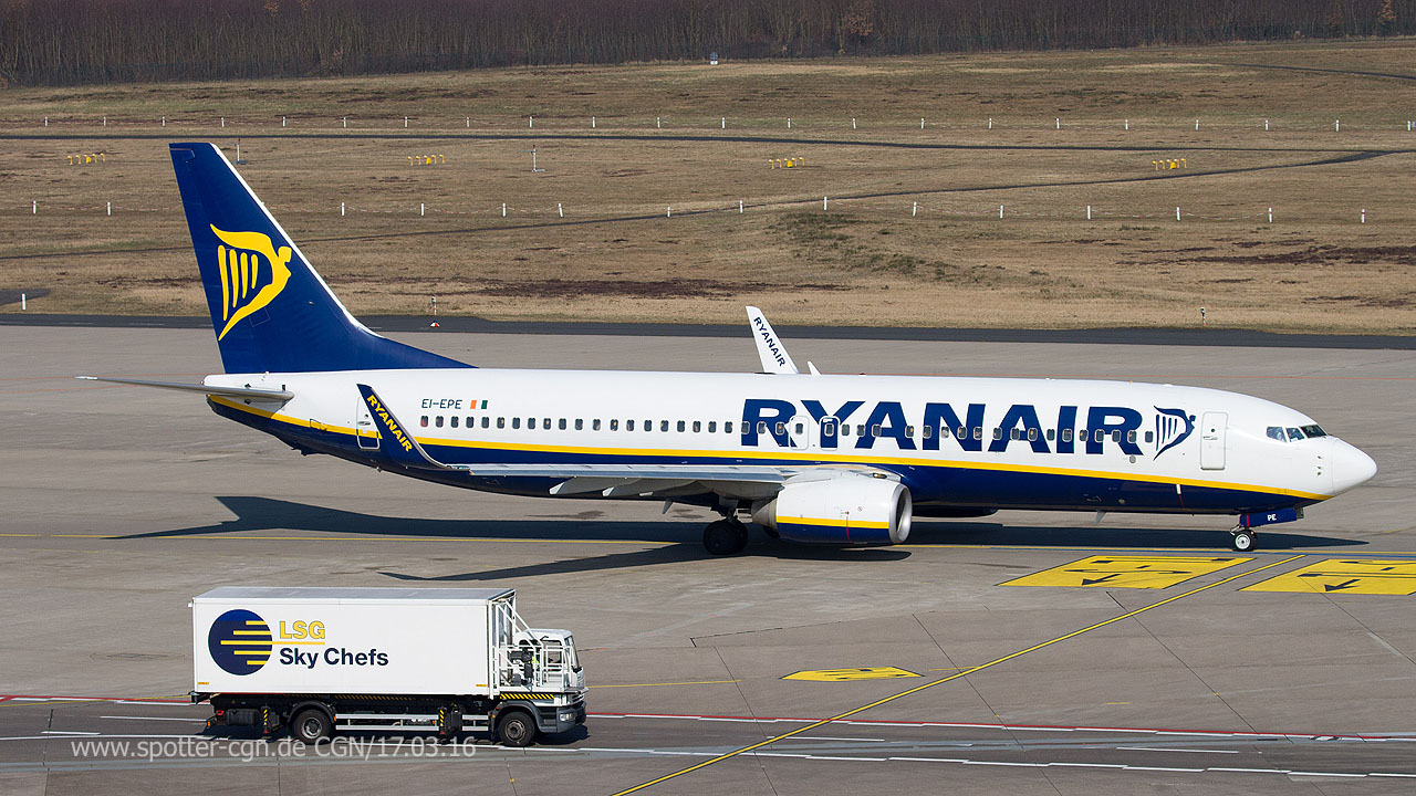 EI-EPE Ryanair Boeing 737-8AS(WL)