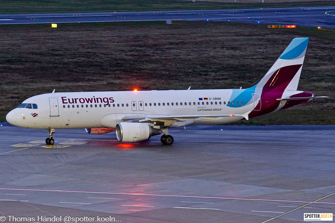 Eurowings D-ABNN Airbus A320-214