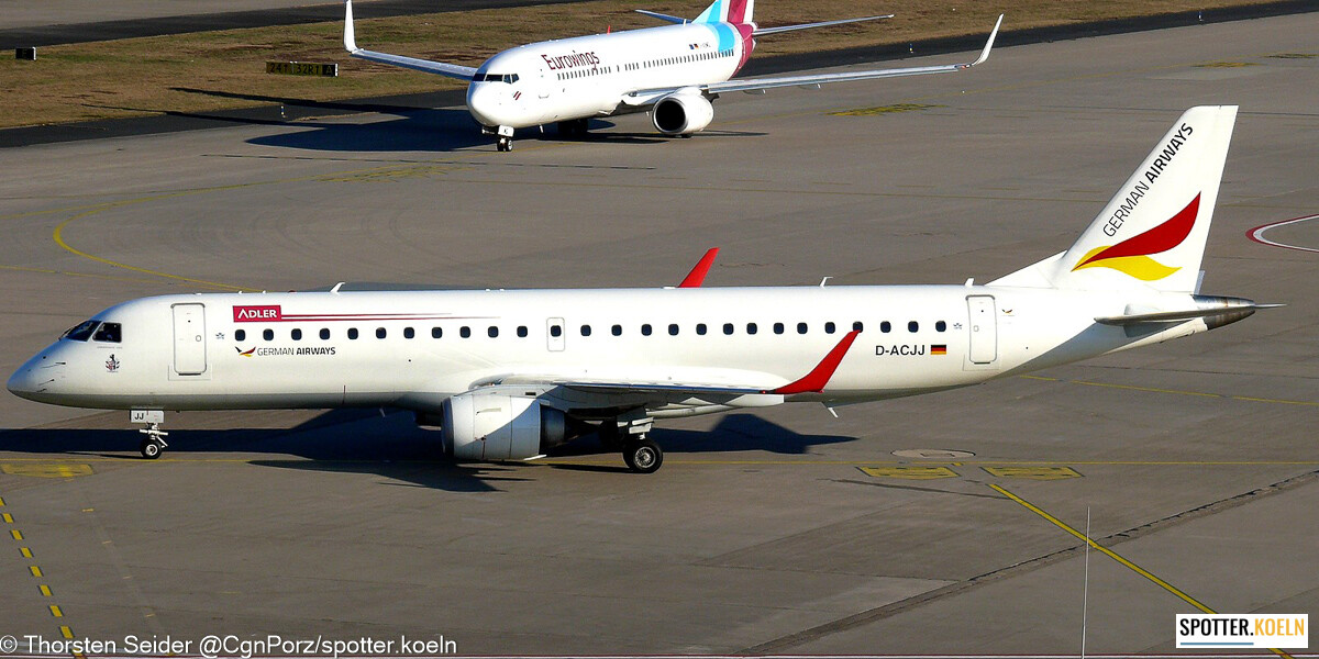 German Airways  Embraer ERJ-190  D-ACJJ 