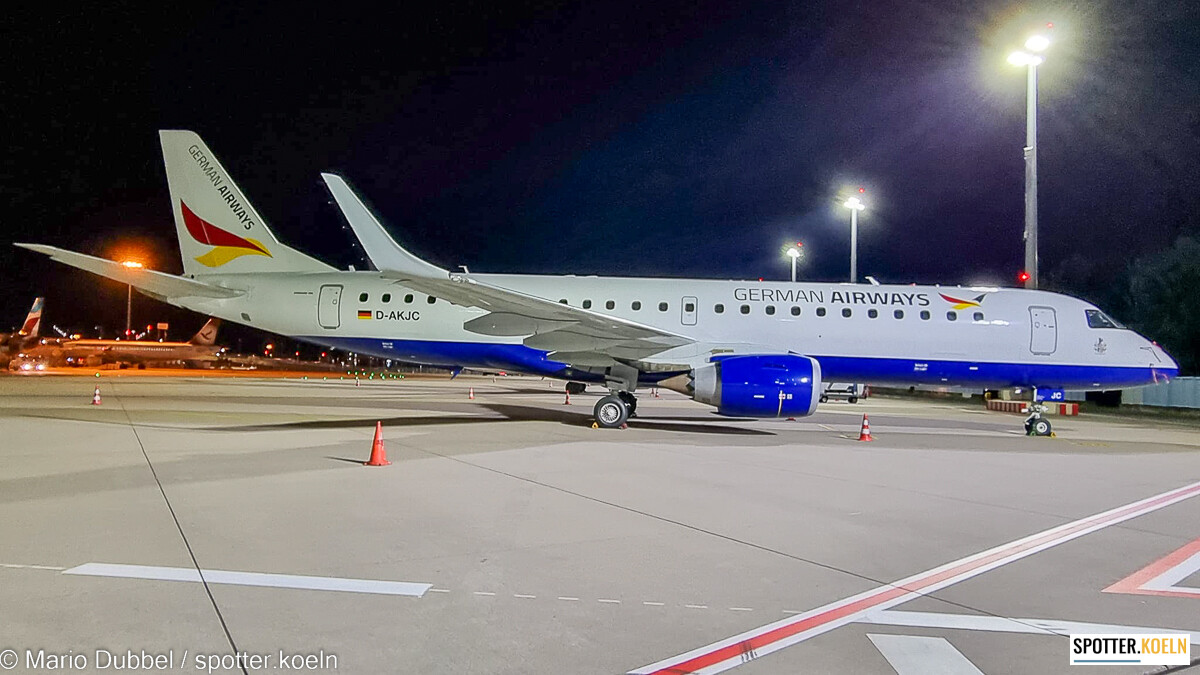 German Airways D-AKJC (ex CFE c/s)  Embraer ERJ-190 