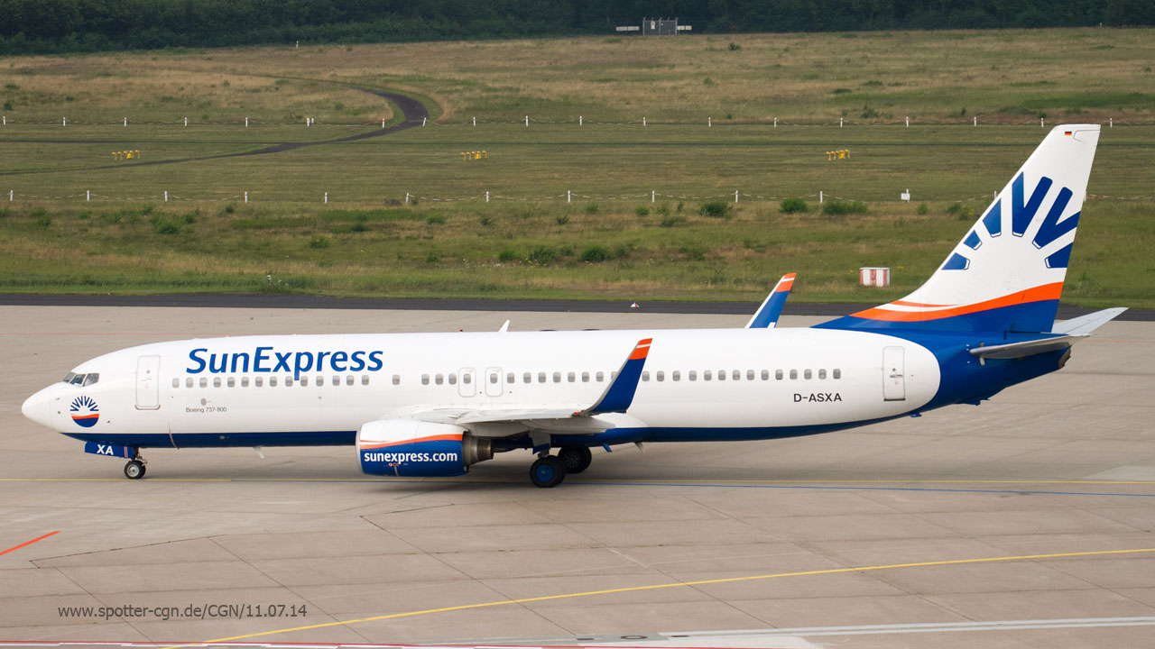 D-ASXA SunExpress Germany Boeing 737-86J(WL)