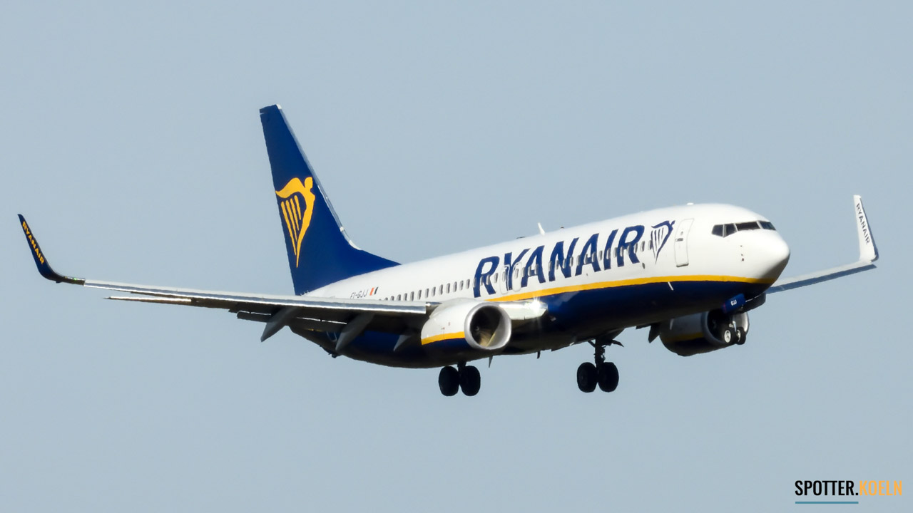 EI-GJJ Ryanair Boeing 737-8AS(WL)