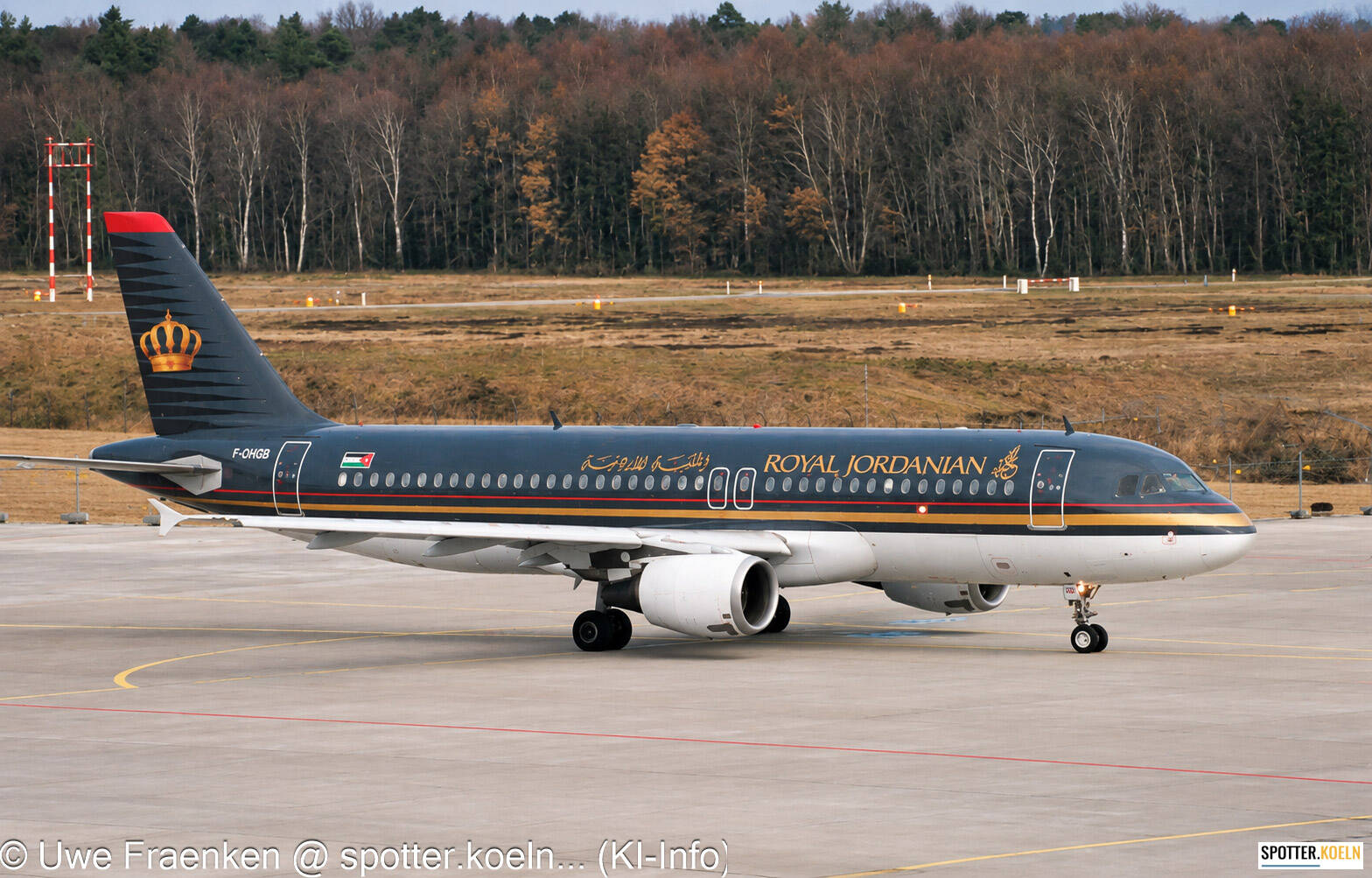 F-OHGB Royal Jordanian Airbus A320-212