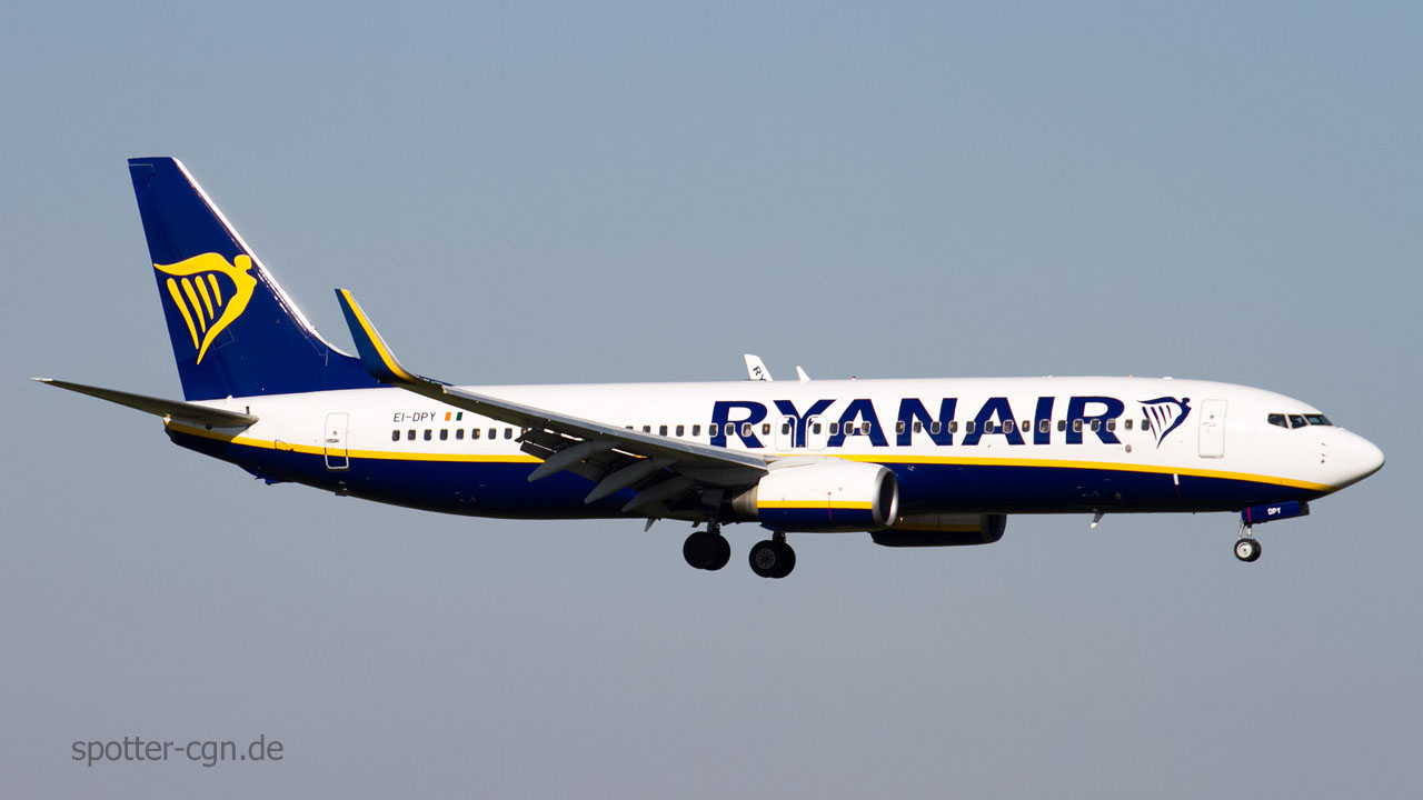 EI-DPY Ryanair Boeing 737-8AS(WL)