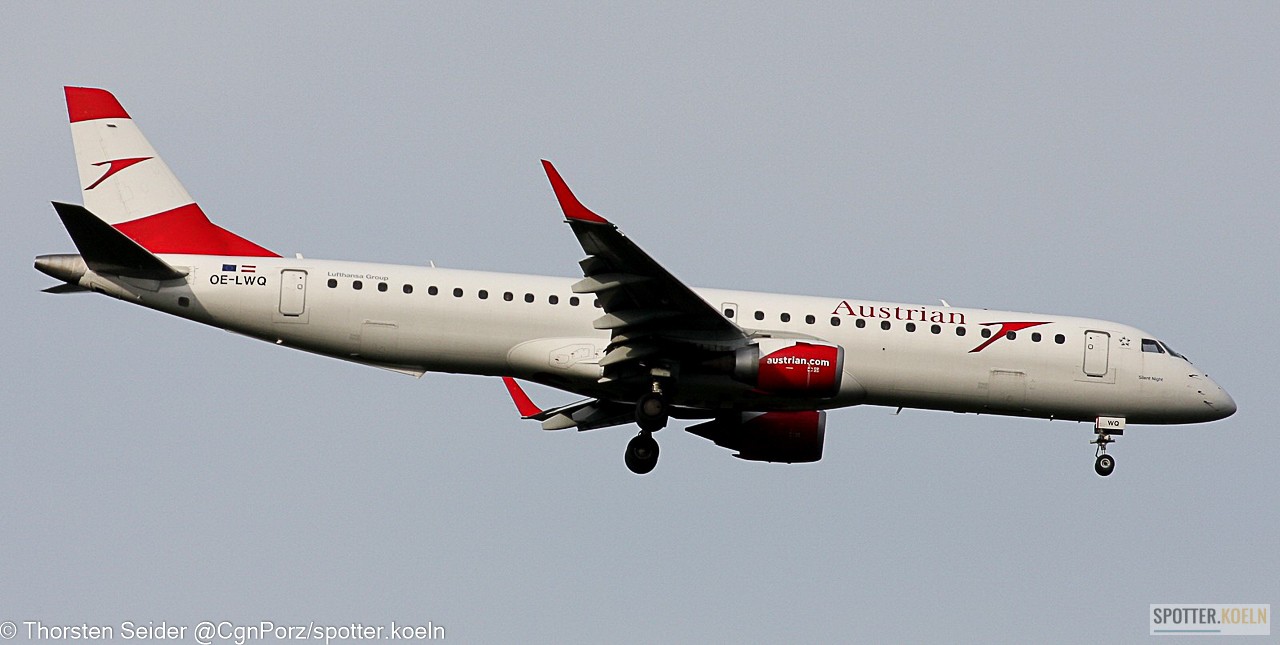 Austrian Airlines ERJ-195LR OE-LWQ 