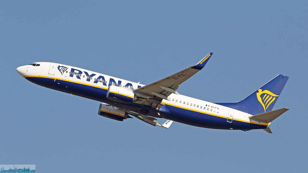 EI-FIL Ryanair Boeing 737-8AS(WL)