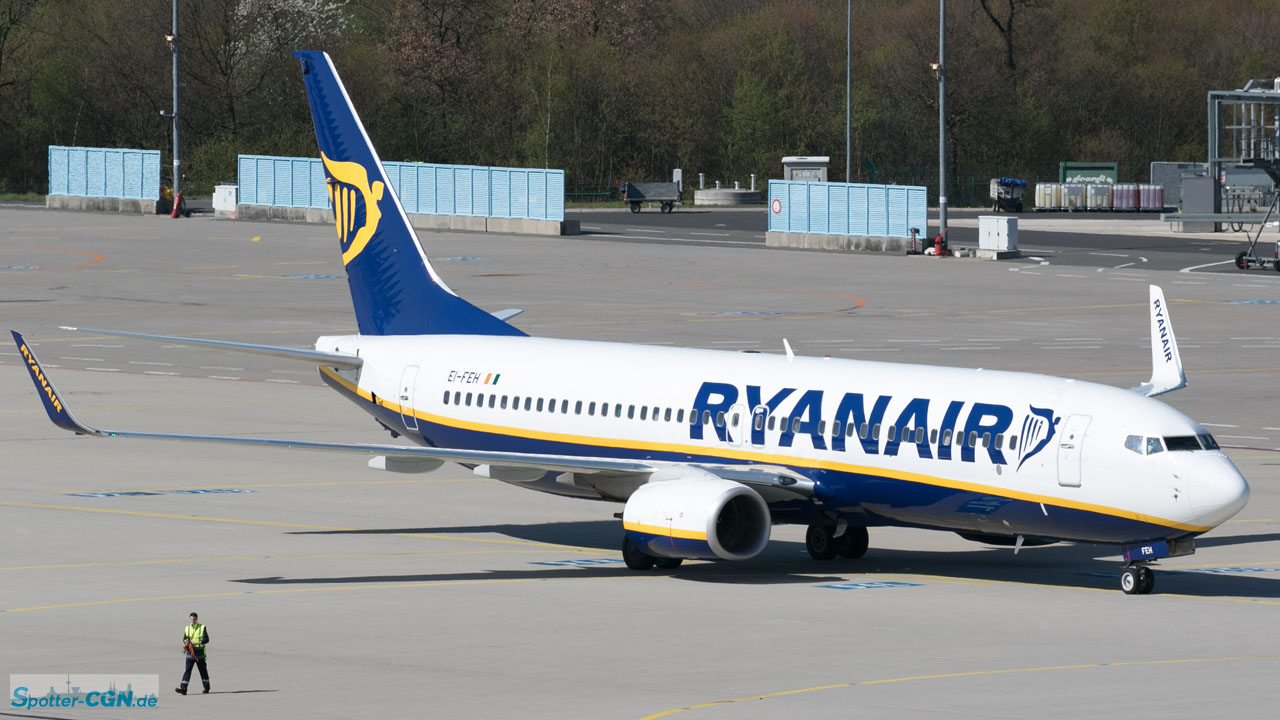 EI-FEH Ryanair Boeing 737-8AS(WL)