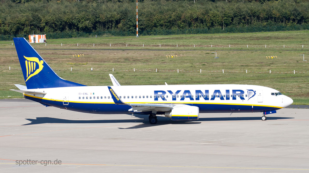 EI-ENL Ryanair Boeing 737-8AS(WL)