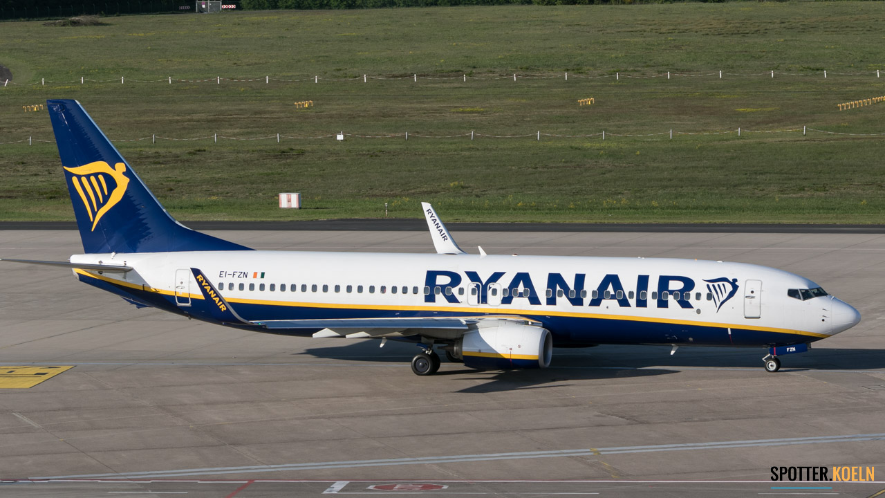 EI-FZN Ryanair Boeing 737-8AS(WL)