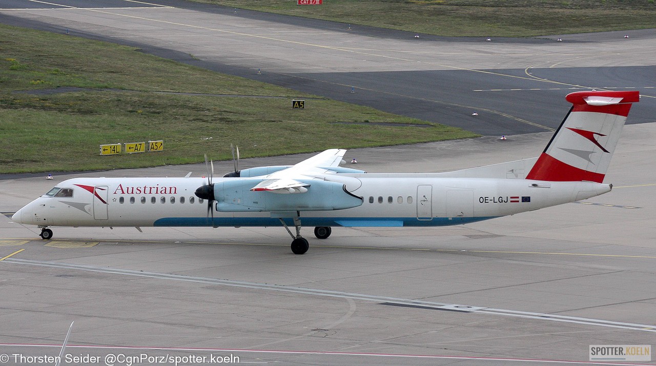 Austrian Airlines Dash-8-400 OE-LGJ