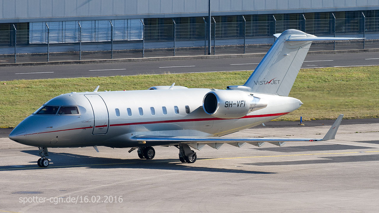 9H-VFI Vistajet CL-600-2B16 Challenger 605