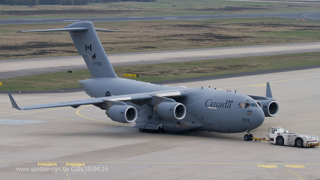 Canadian Armed Forces  Globemaster C17 17703