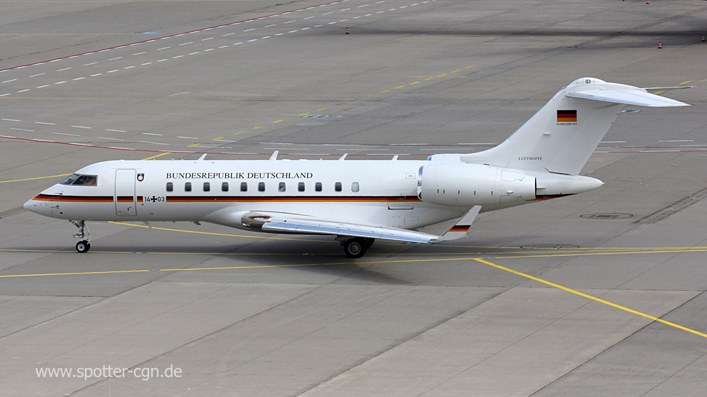 Luftwaffe 14+03 Bombardier Global 5000 (BD-700-1A11)
