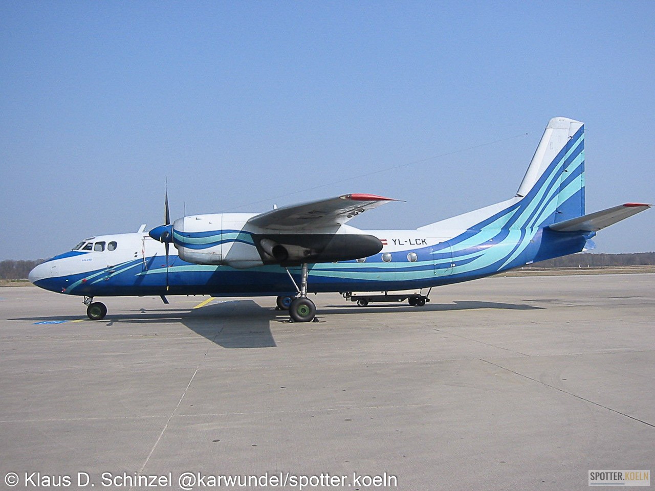 YL-LCK Riga Aeroclub Antonov An-24B