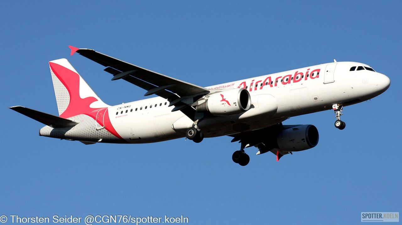 CN-NMG Air Arabia Maroc A320-200