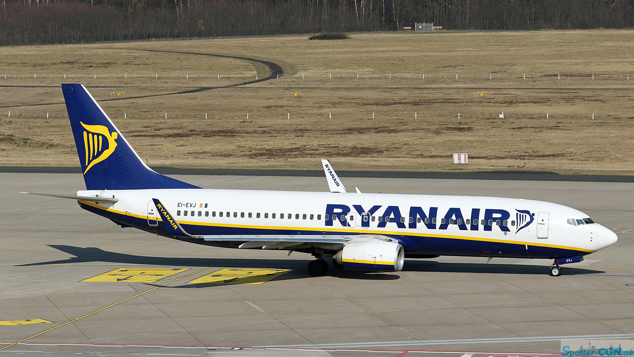 EI-EVJ Ryanair Boeing 737-8AS(WL)