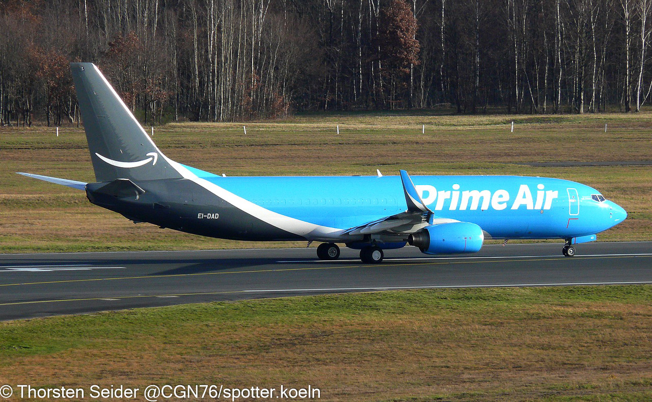Prime Air ASL Airlines Ireland Boeing B737-800W EII-DAD_