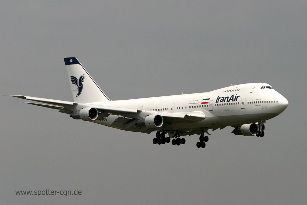 EP-IAG Iran Air Boeing 747-286B(M)
