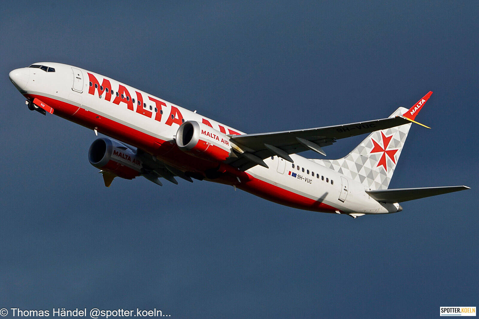 Malta Air 9H-VUC Boeing B737-8200 MAX 