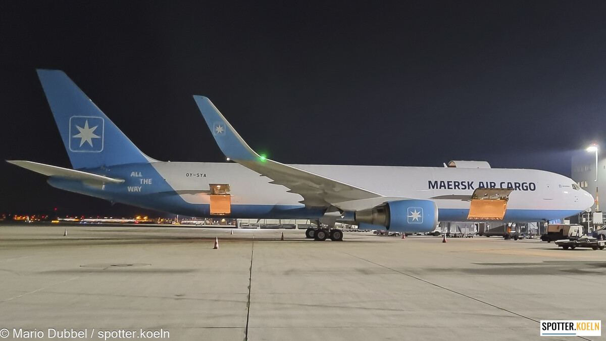 Maersk Air Cargo OY-SYA Boeing 767-3P6ER(BDSF)(WL)