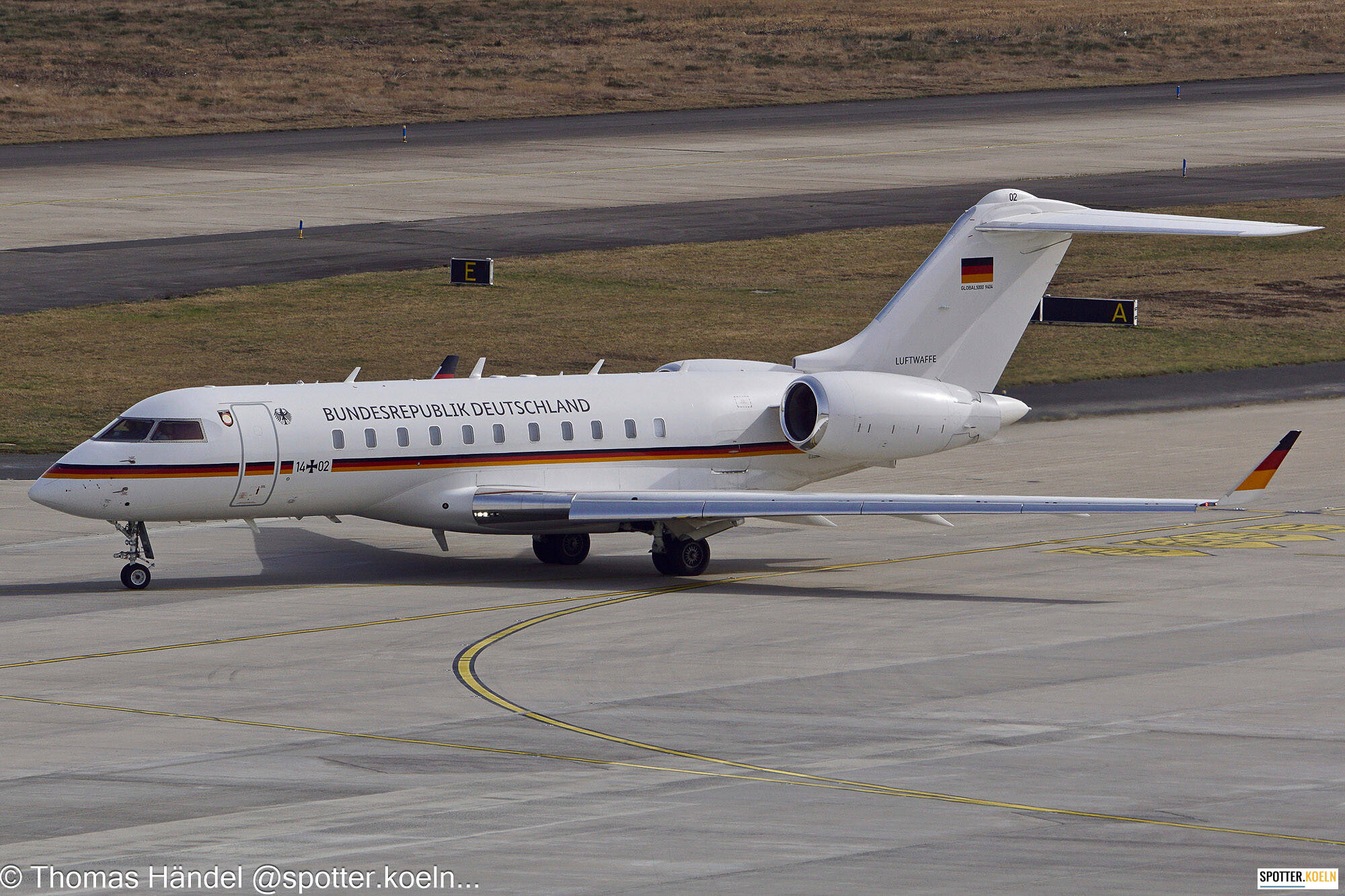 Luftwaffe 14+02 Bombardier Global 5000 (BD-700-1A11) 