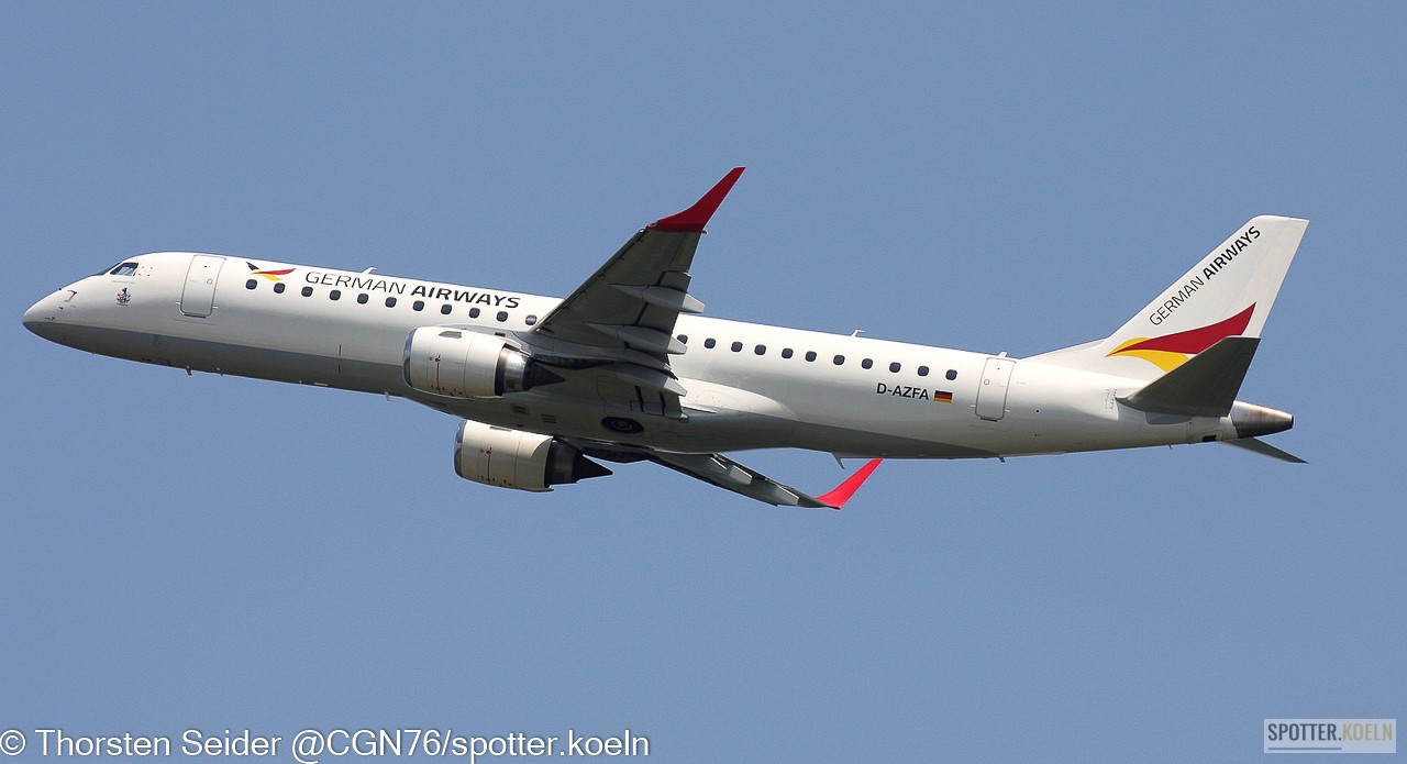German Airways  Embraer ERJ-190  D-AZFA 