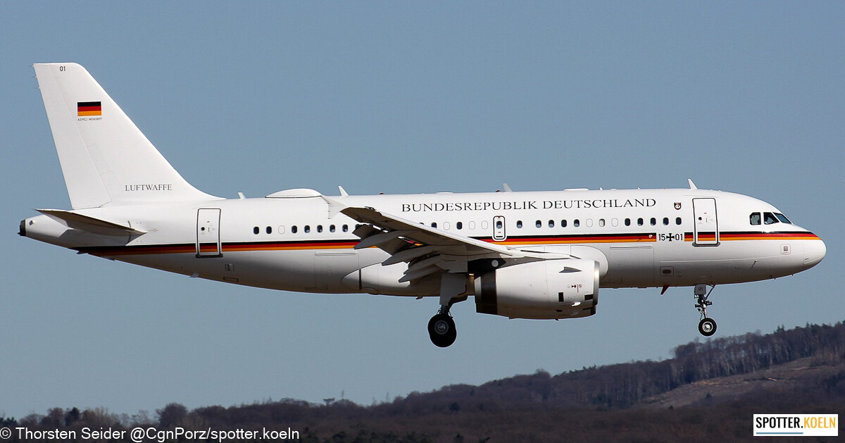 German Air Force A319-100 15+01 