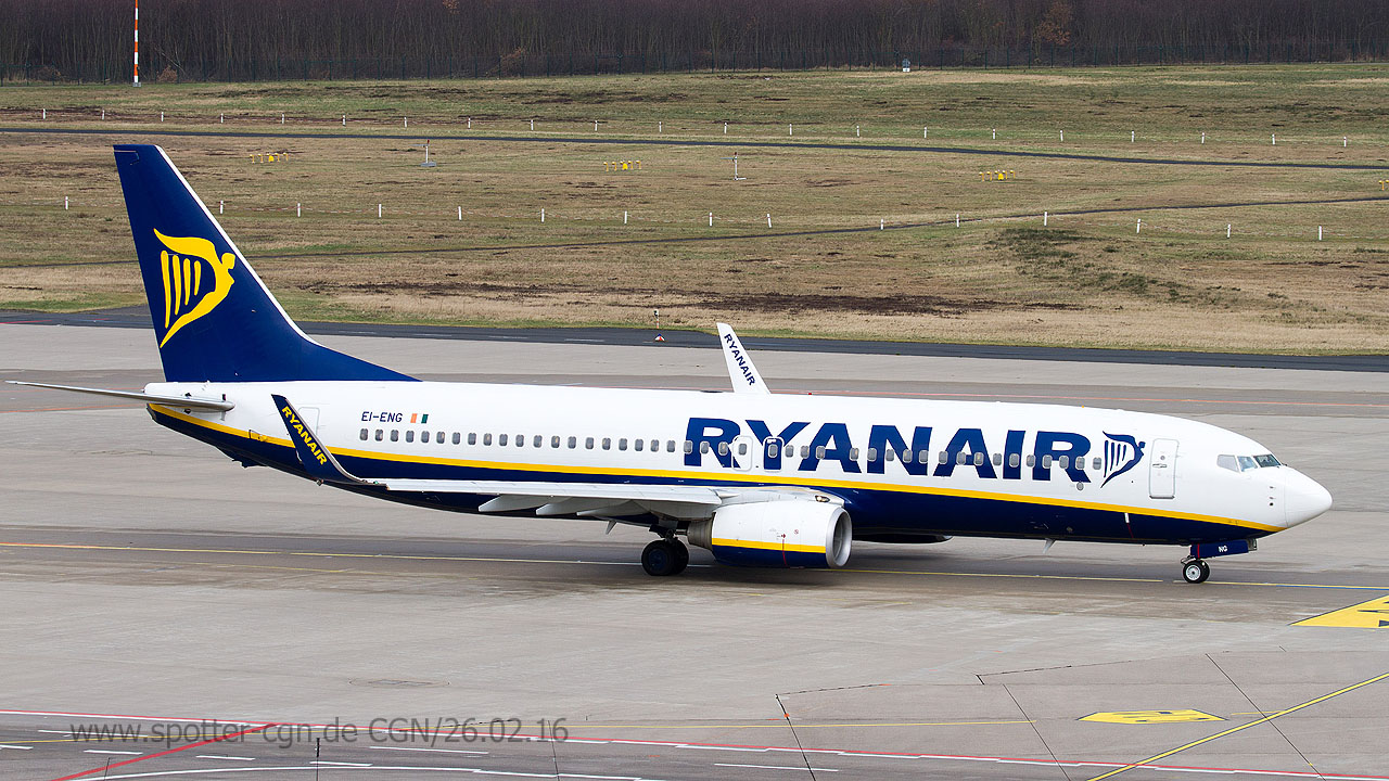 EI-ENG Ryanair Boeing 737-8AS(WL)