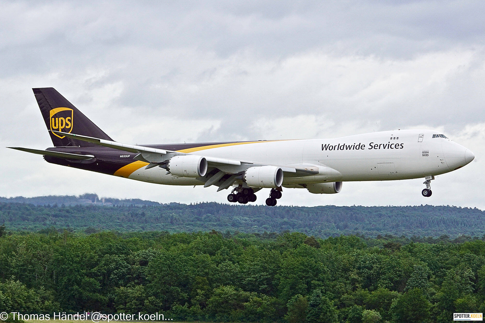 UPS N633UP Boeing 747-8F 