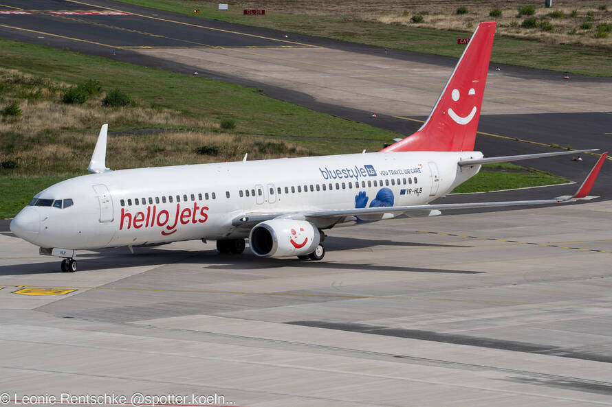HelloJets YR-HLB Boeing 737-8KN-WL- B737 CGN 25.09.2026 Leonie Rentschke