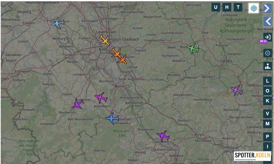 CGN SPOTTER Map/ADS-B