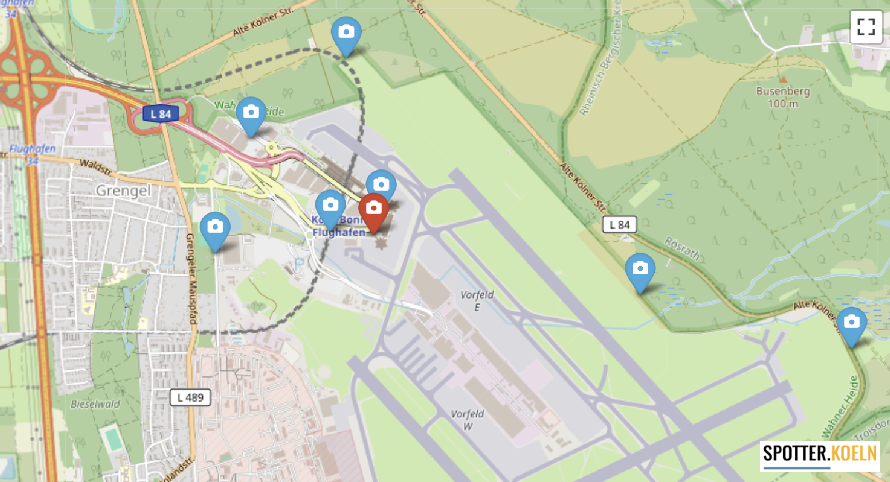 CGN Köln Bonn Airport "Maps"