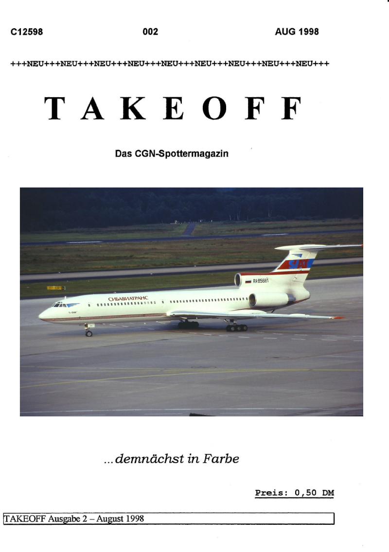 TAKEOFF - CGN-Spottermagazin No.2