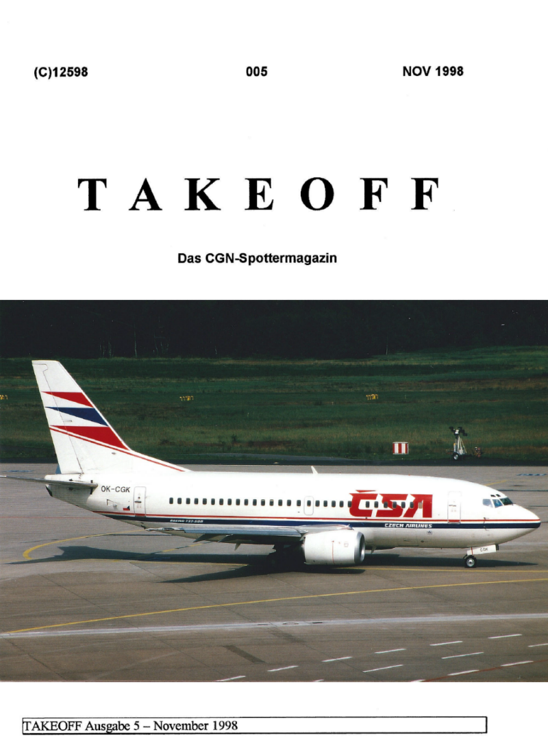 TAKEOFF - CGN-Spottermagazin No.5